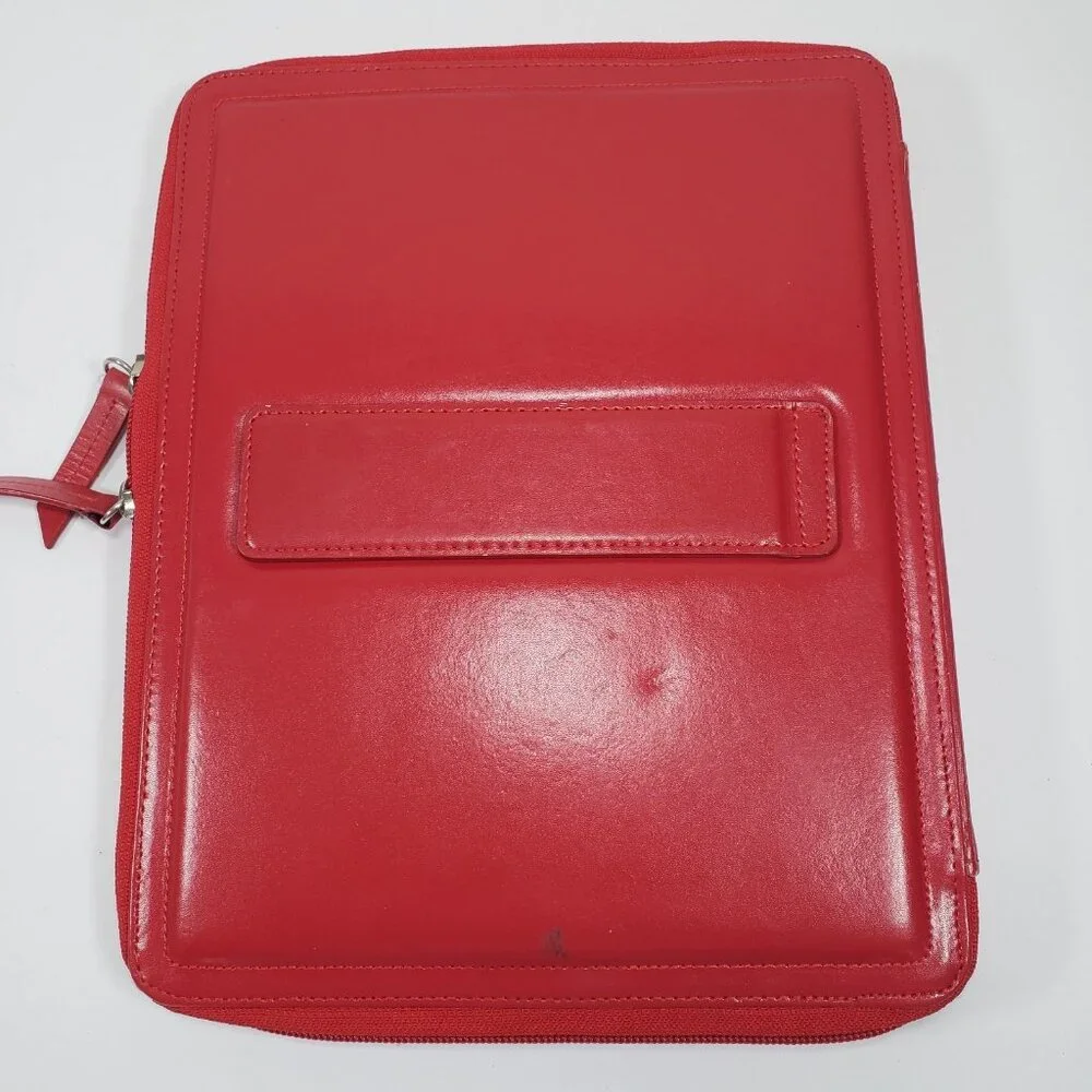Sena Zipbook Red Leather Fits 8